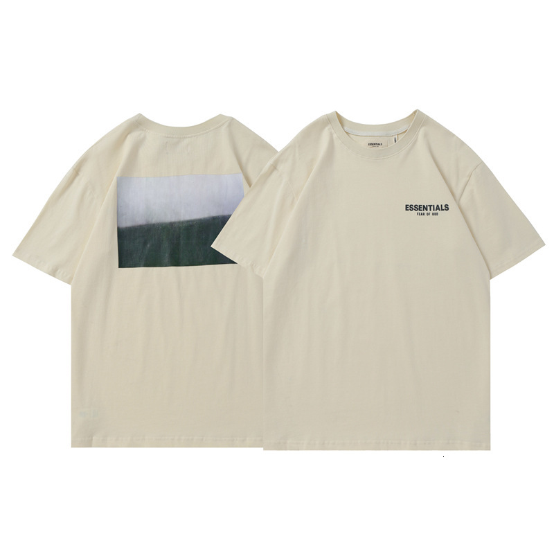 fashion t shirt fear of god essentials california sunrise scenery loose short sleeve fog men's and women's base shirt, White;black
fashion t shirt fear of god essentials california sunrise scenery loose short sleeve fog men's and women's base shirt, White;black