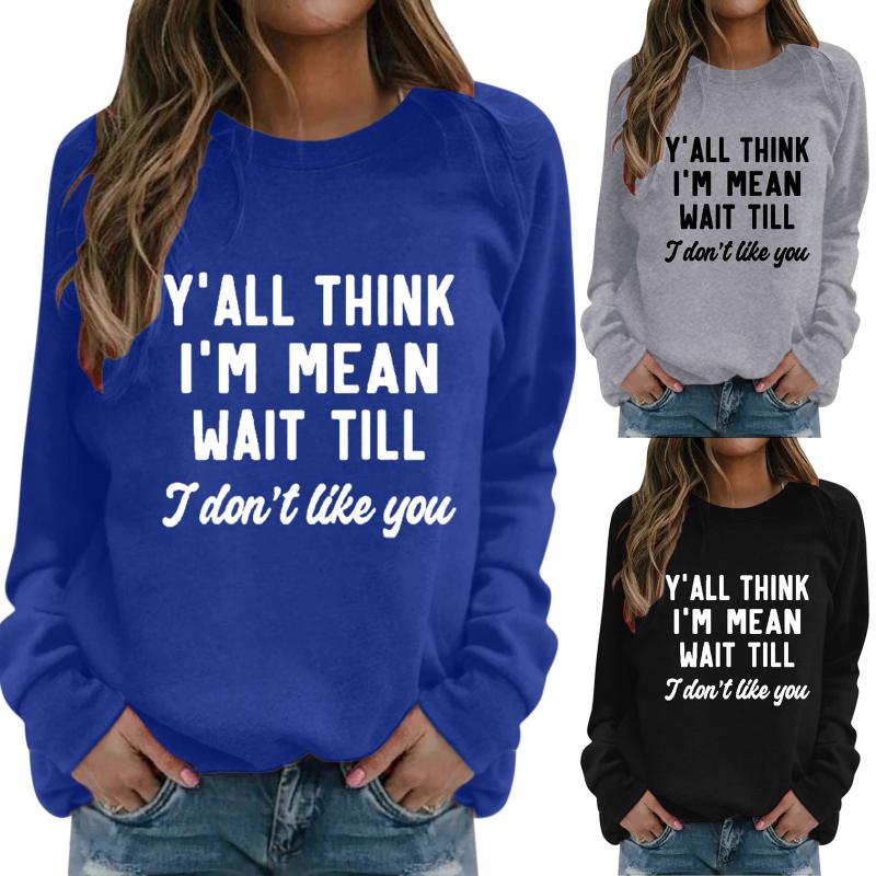 Women's Hoodies & Sweatshirts Sweatshirt Women 2022 Autumn Letter Prints Long-sleeved Pullover Ladies Casual Loose Moleton Feminino, Gray
Women's Hoodies & Sweatshirts Sweatshirt Women 2022 Autumn Letter Prints Long-sleeved Pullover Ladies Casual Loose Moleton Feminino, Gray