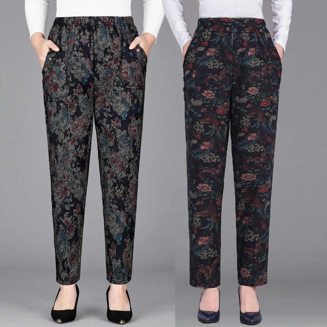 warm fashion mother high waist women capris clothing winter trousers plus velvet printting flowers elastic pants m253, Black;white
warm fashion mother high waist women capris clothing winter trousers plus velvet printting flowers elastic pants m253, Black;white