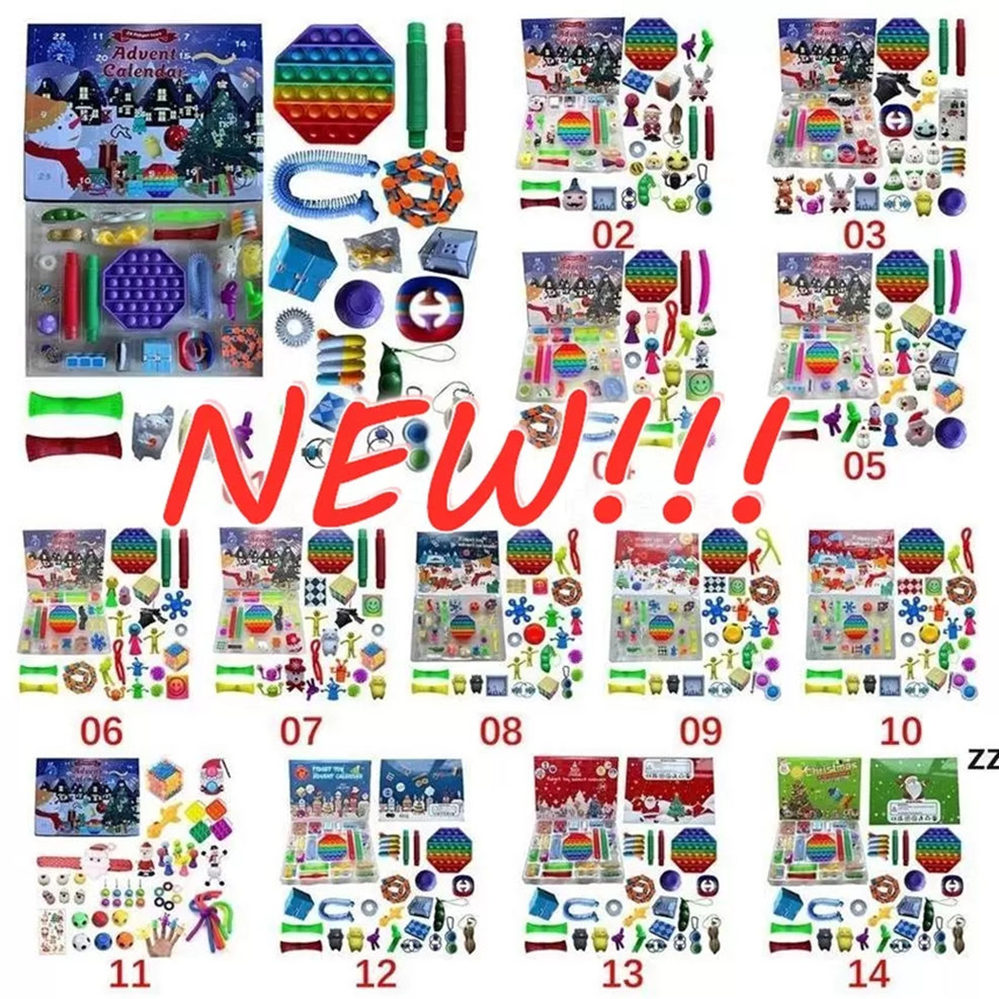 Stock Christmas Fidget Toy Advent Calendar Set December 24 days Push Bubble 24pcs/Set Silicone Stress Reliever Sensory Toy Tiktok
Stock Christmas Fidget Toy Advent Calendar Set December 24 days Push Bubble 24pcs/Set Silicone Stress Reliever Sensory Toy Tiktok