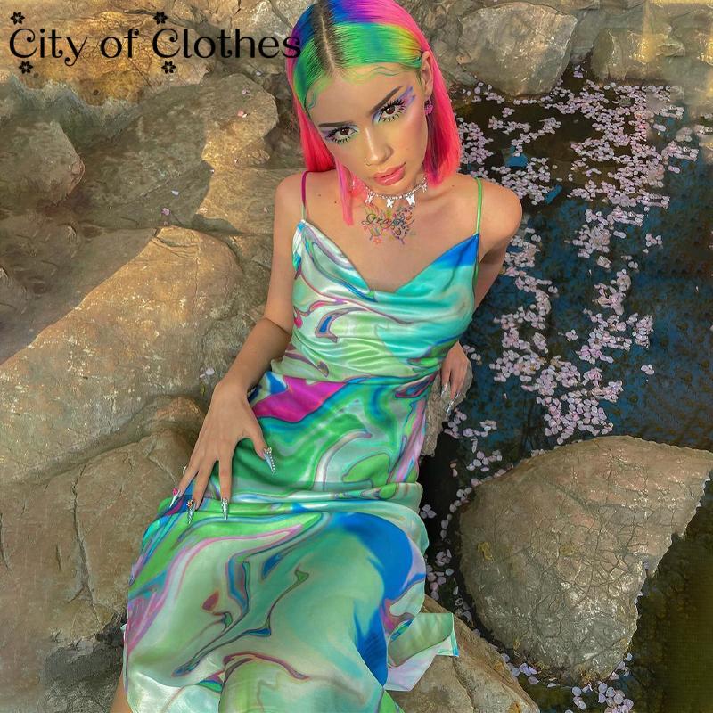 Casual Dresses 2021 Y2K Summer Tie Dye Print Silk Sleeveless Slip Bodycon Sexy Long Dress Women Fashion Outfits Evening Club Beach Streetwea, Multi
Casual Dresses 2021 Y2K Summer Tie Dye Print Silk Sleeveless Slip Bodycon Sexy Long Dress Women Fashion Outfits Evening Club Beach Streetwea, Multi