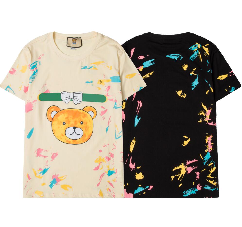 Trendy Mens Designer Tshirts Fashion Letters Print T-shirt for Men Women Tees Shirts With Lovely Bear Summer Casual Tops -2XL, Black2
Trendy Mens Designer Tshirts Fashion Letters Print T-shirt for Men Women Tees Shirts With Lovely Bear Summer Casual Tops -2XL, Black2