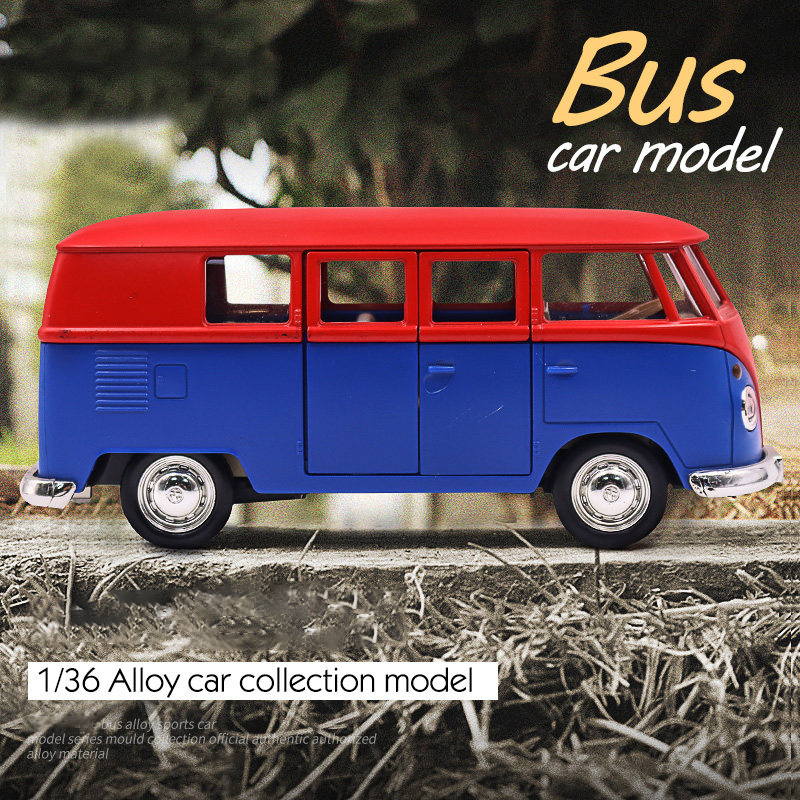 136 T1 BUS Exquisite Diecasts Toy Vehicles RMZ city Car Styling T1 Transporter Classical Bus Alloy Model Pull Back Car
136 T1 BUS Exquisite Diecasts Toy Vehicles RMZ city Car Styling T1 Transporter Classical Bus Alloy Model Pull Back Car