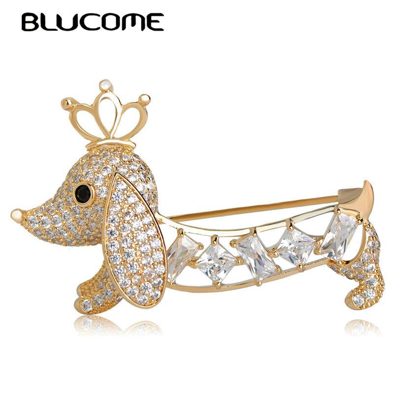 Pins, Brooches Blucome Cute Crown Dog Brooch Valentine's Day Gifts For Women Girls CZ Zircons Copper Jewelry Pins Clothes Accessories
Pins, Brooches Blucome Cute Crown Dog Brooch Valentine's Day Gifts For Women Girls CZ Zircons Copper Jewelry Pins Clothes Accessories