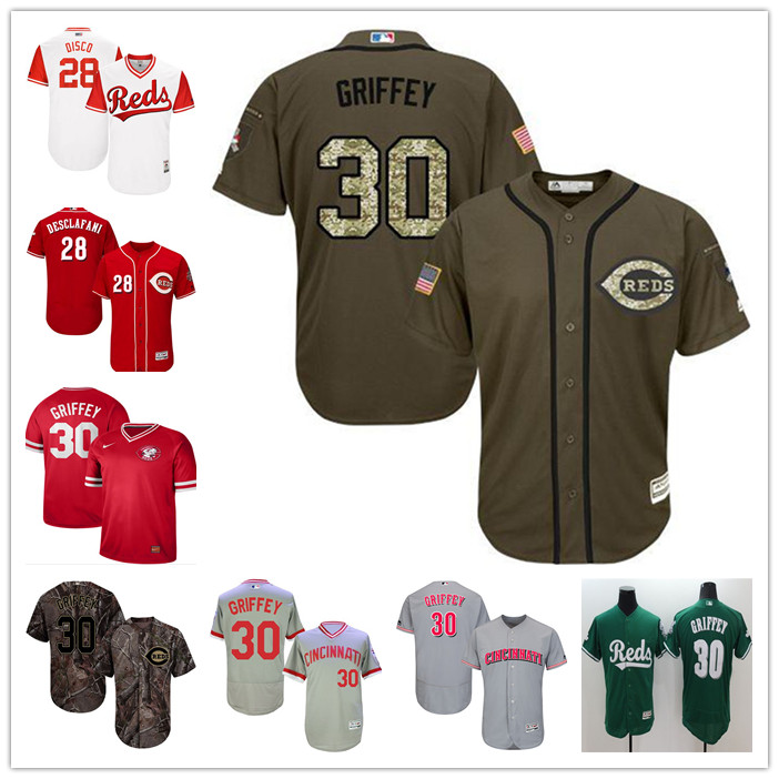 Custom cincinnati men womens youth redss 28 Anthony DeSclafani 30 Ken Griffey red white Authentic Weekend 2020 Home Jersey
Custom cincinnati men womens youth redss 28 Anthony DeSclafani 30 Ken Griffey red white Authentic Weekend 2020 Home Jersey
