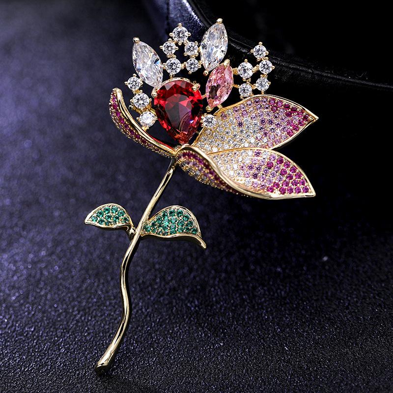 Pins, Brooches Twinkle Pink Cubic Zirconia Flower For Women Suit Clothes Accessories,elegant Golden Crystal Broche Pins Woman Jewelry
Pins, Brooches Twinkle Pink Cubic Zirconia Flower For Women Suit Clothes Accessories,elegant Golden Crystal Broche Pins Woman Jewelry