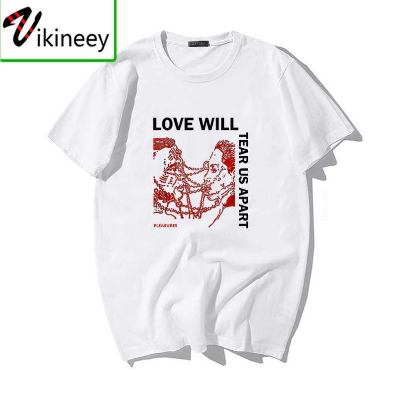 Hip Hop Lil Peep Love Will Tear Us Apart Punk T Shirt Men Oversized Tops Streetwear Summer Mens T-shirt Harajuku Letter Tee 210629