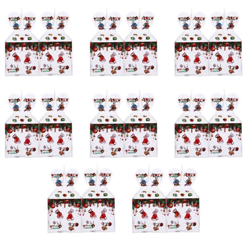 Gift Wrap 16 Pcs Christmas PVC Candy Box Transparent Treats Presents Cartoon Prints #h20
Gift Wrap 16 Pcs Christmas PVC Candy Box Transparent Treats Presents Cartoon Prints #h20