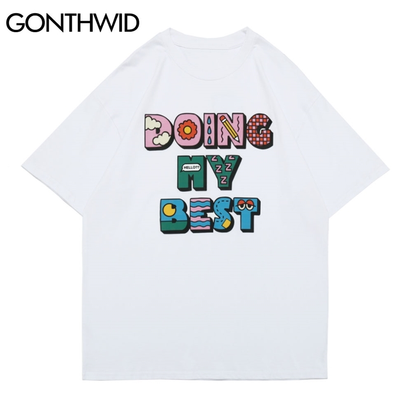 Tshirt Summer Men Casual Harajuku Creative Letter Print Short Sleeve T-Shirts Cotton Streetwear Hip Hop Loose Tees Tops 210602, White
Tshirt Summer Men Casual Harajuku Creative Letter Print Short Sleeve T-Shirts Cotton Streetwear Hip Hop Loose Tees Tops 210602, White