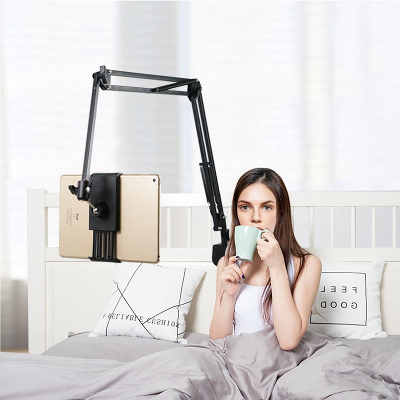 to 11 6 Inch Mobile Phone Tablet Holder Stand 360 Degree Flexible Long Arm Lazy Universal Tablet Stand For iPad 30