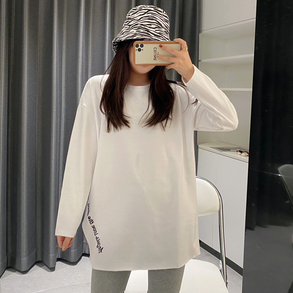 2021 Japanese Style T-shirt Spring Autumn New Fashion Leisure Simple Hot Sale Split Electronic Printing Round Neck Long Sleeve C10k, White
2021 Japanese Style T-shirt Spring Autumn New Fashion Leisure Simple Hot Sale Split Electronic Printing Round Neck Long Sleeve C10k, White