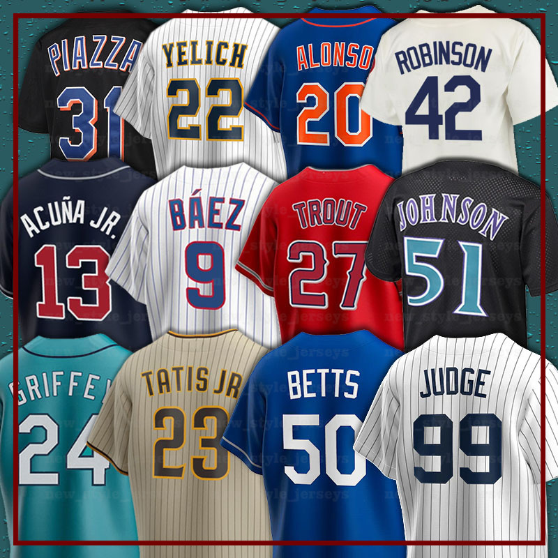 Ken Griffey Jr 22 Clayton Kershaw Mike Trout 31 Mike Piazza Aaron Judge Randy Johnson 13 Ronald Acuna Jr. Cal Ripken Jr. 51 Randy Johnson Roberto Clemente a2, Men
Ken Griffey Jr 22 Clayton Kershaw Mike Trout 31 Mike Piazza Aaron Judge Randy Johnson 13 Ronald Acuna Jr. Cal Ripken Jr. 51 Randy Johnson Roberto Clemente a2, Men