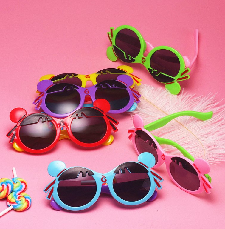 Kids Cartoon Animal Sunglasses Children's Girls Boys Summer Beach Glasses Eyeglasses UV400 colorful