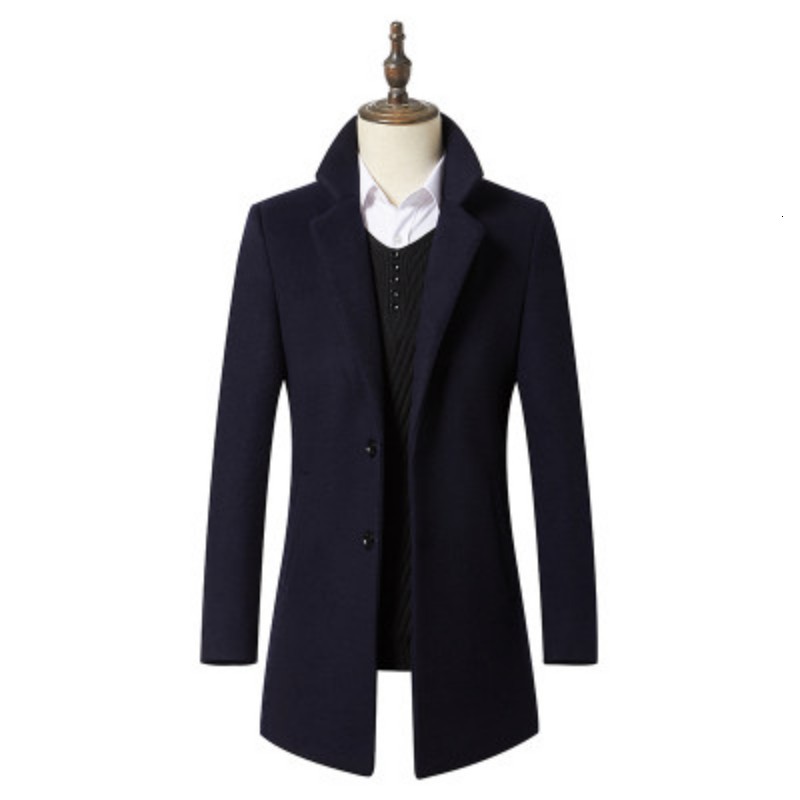 2021 Spring New Style Overcoat Men's Casual Fashion Woolen Trench Coat Thick Business Coats Men Windbreaker Jackets K0kd, Black
2021 Spring New Style Overcoat Men's Casual Fashion Woolen Trench Coat Thick Business Coats Men Windbreaker Jackets K0kd, Black