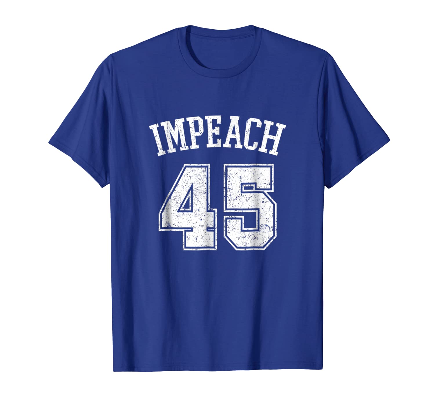 impeach 45 t-shirt anti-trump distressed design, White;black