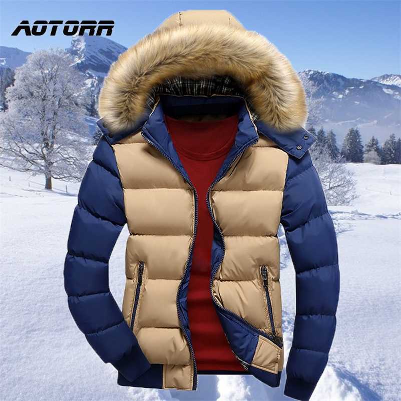 Fur Parka Overcoat Men Winter Snow Warm Parkas Jacket Mens Warm Outwear Male Casual Hooded Thick Fleece Zipper Patchwork Coat 211110, Fk047 red
Fur Parka Overcoat Men Winter Snow Warm Parkas Jacket Mens Warm Outwear Male Casual Hooded Thick Fleece Zipper Patchwork Coat 211110, Fk047 red