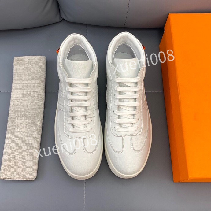 

2021 New board shoes female womens 39-44 students hand made leather thick sole large size small white black sports casual shoes women rd211006, Choose the color