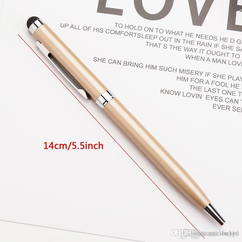 Touch Screen Ballpoint Pen Metal Durable 1.0mm Ballpoint Pen Fashion Oil Ballpoint Pens Writing Supplies Advertising Gift VT1775, 9 colors
Touch Screen Ballpoint Pen Metal Durable 1.0mm Ballpoint Pen Fashion Oil Ballpoint Pens Writing Supplies Advertising Gift VT1775, 9 colors