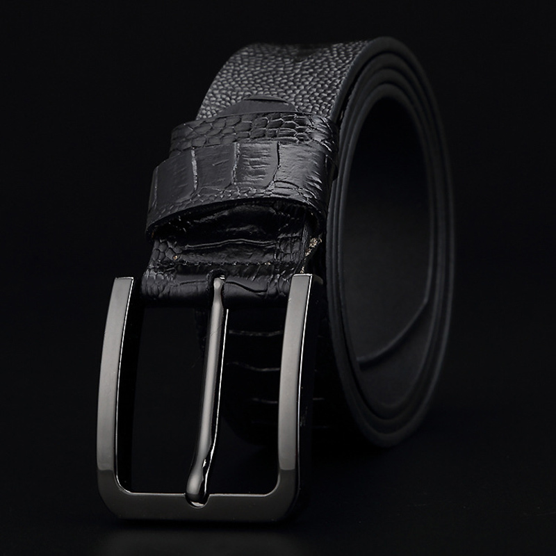 2021 New Brand Designer Belts Alligator Grain Pattern Genuine Leather Fashion Vintage Male Pin Buckle for Men Belt Yi5q, Black
2021 New Brand Designer Belts Alligator Grain Pattern Genuine Leather Fashion Vintage Male Pin Buckle for Men Belt Yi5q, Black