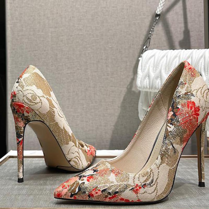 Dress Shoes Odinokov 12cm Women Sequins Pointed Toe Print High Heels Woman Thin Ladies Sexy Pumps Female Fashion Party, Red
Dress Shoes Odinokov 12cm Women Sequins Pointed Toe Print High Heels Woman Thin Ladies Sexy Pumps Female Fashion Party, Red