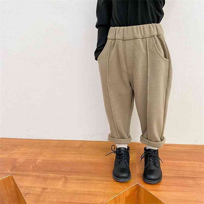 Autumn Winter children knitted casual patchwork pants 1-7 years girls thick trousers 210708, Beige
Autumn Winter children knitted casual patchwork pants 1-7 years girls thick trousers 210708, Beige