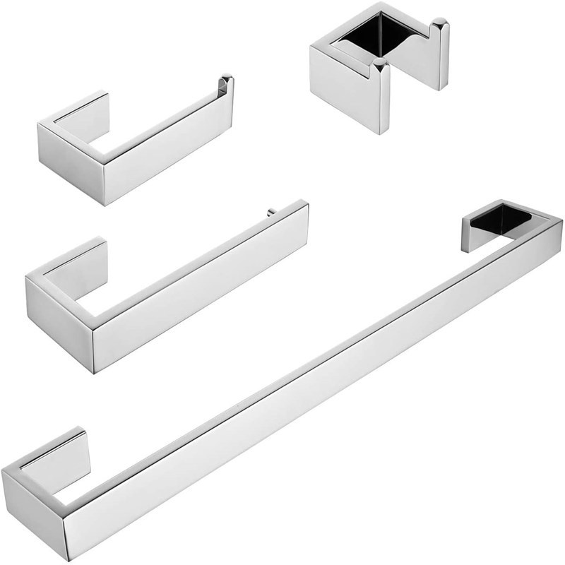 2021 New Chroded Finish Set Fittings on the Modern Wall Accessories-4 Parts Assembly of Polish Bathroom Accessories Xeaq
2021 New Chroded Finish Set Fittings on the Modern Wall Accessories-4 Parts Assembly of Polish Bathroom Accessories Xeaq