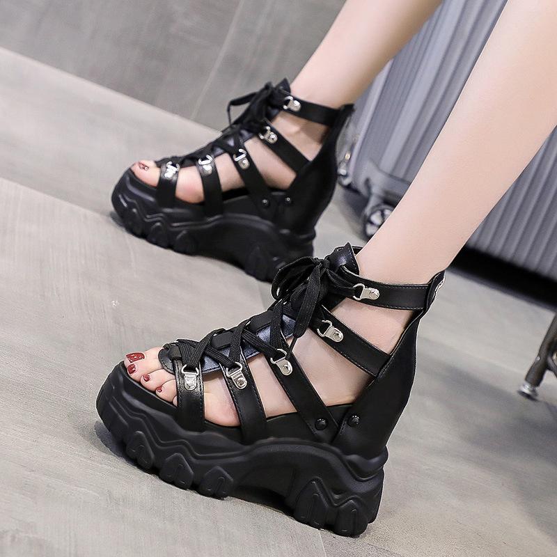 Sandals Platform Muffin Bottom 2021 Symphony Chunky Super High Heel Student Increase Summer Beach Shoes Sandalias Mujer, Beige
Sandals Platform Muffin Bottom 2021 Symphony Chunky Super High Heel Student Increase Summer Beach Shoes Sandalias Mujer, Beige