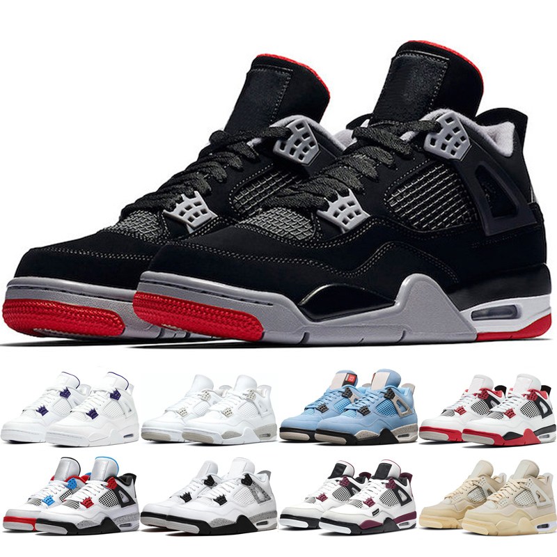 Jumpman 4 4s Men Women Basketball Shoes Bred University Blue Sail Kaws Metallic Purple Cement Motorsport Mens Sport Trainer Sneaker
Jumpman 4 4s Men Women Basketball Shoes Bred University Blue Sail Kaws Metallic Purple Cement Motorsport Mens Sport Trainer Sneaker