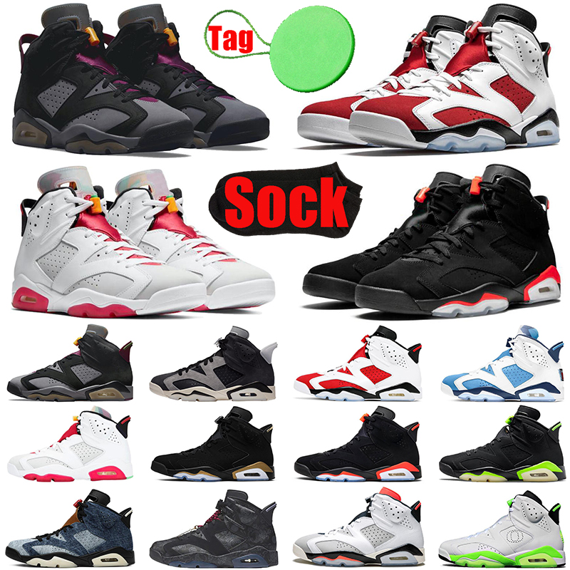 With Sock and Tag 6 6s mens basketball shoes Carmine UNC Hare Bordeaux Electric Green Infrared DMP Gold Hoops men trainers sports sneakers top, #26 floral
With Sock and Tag 6 6s mens basketball shoes Carmine UNC Hare Bordeaux Electric Green Infrared DMP Gold Hoops men trainers sports sneakers top, #26 floral