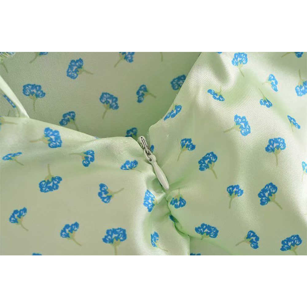 Summer Dress Women Elegant Casual Fashion Chic Lady Maxi Dress Woman Slip Draped Dress Floral Slit Sundress robe femme 210709