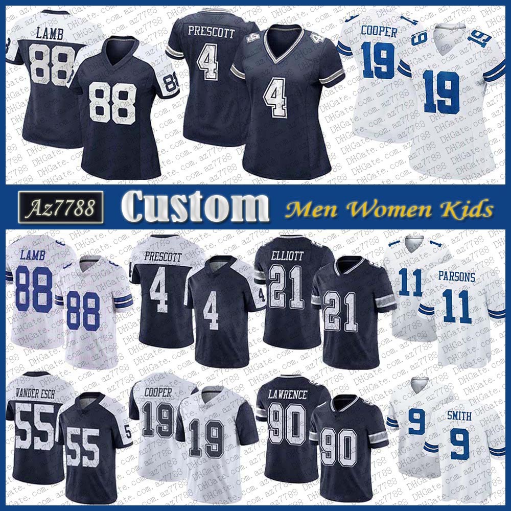 4 Dak Prescott 88 CeeDee Lamb Custom Men Women Kids DAL Football jersey 21 Ezekiel Elliott 11 Micah Parsons 9 Jaylon Smith 19 Amari Cooper 90 Demarcus Lawrence 18 Parker, Shown
4 Dak Prescott 88 CeeDee Lamb Custom Men Women Kids DAL Football jersey 21 Ezekiel Elliott 11 Micah Parsons 9 Jaylon Smith 19 Amari Cooper 90 Demarcus Lawrence 18 Parker, Shown