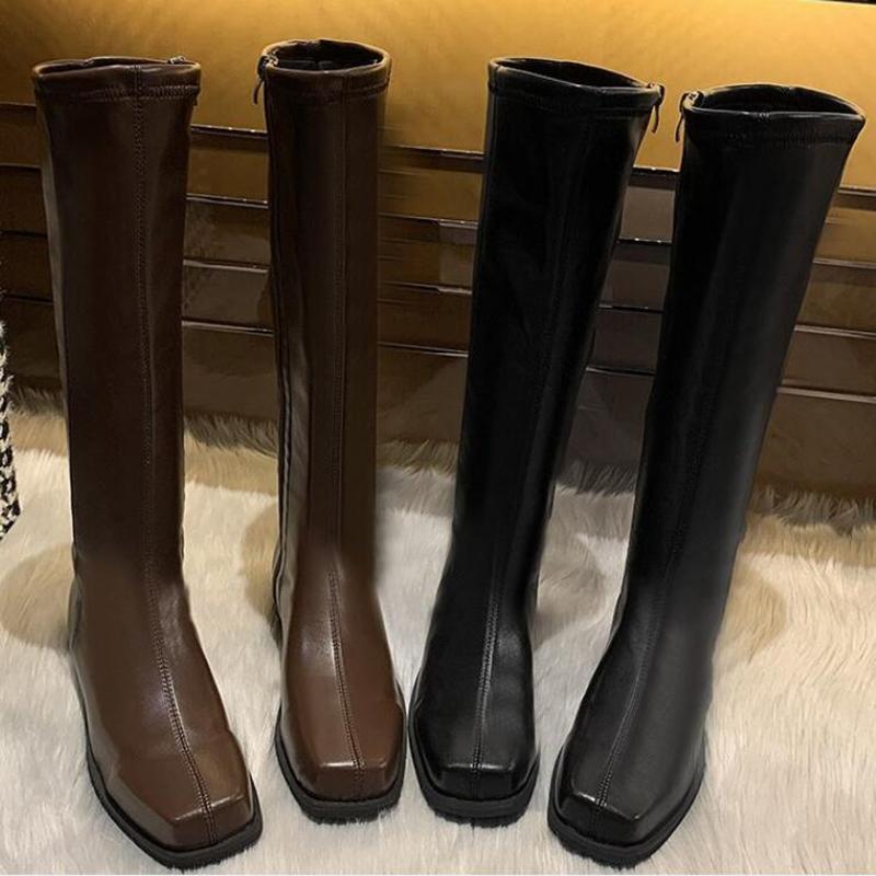 Boots Knee-high Women Shoes Woman Fashion Flat Bottom Retro Winter 2021 Short Fur Warm D676, Black
Boots Knee-high Women Shoes Woman Fashion Flat Bottom Retro Winter 2021 Short Fur Warm D676, Black