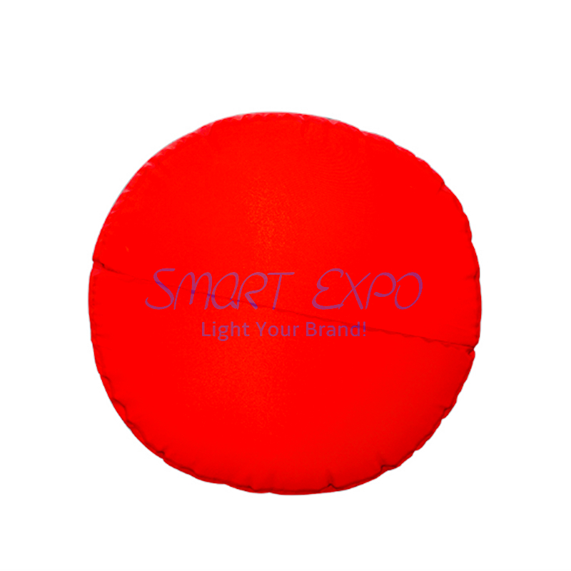 Custom Inflatable LED Advertising Pillar Column Dia0.46*2m with Full Color Printing and Illuminated Base Blower