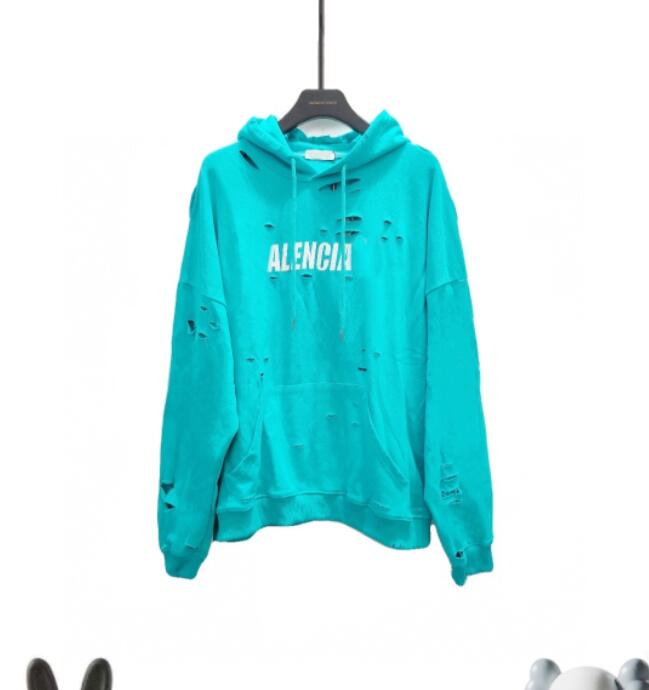 Fall 2021 Fashion Designer Men's Hoodie Comfortable sport novelty hole hip Hop style cotton 2 color women's couple wear, Black
Fall 2021 Fashion Designer Men's Hoodie Comfortable sport novelty hole hip Hop style cotton 2 color women's couple wear, Black