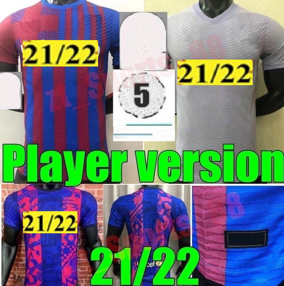 Player version 21 22 adult Men soccer jerseys home away 3rd ANSU FATI MESSI KUN AGUERO 2021 2022 DEST MEMPHIS F.DE JONG T COUNTINHO football shirt, Black;yellow
Player version 21 22 adult Men soccer jerseys home away 3rd ANSU FATI MESSI KUN AGUERO 2021 2022 DEST MEMPHIS F.DE JONG T COUNTINHO football shirt, Black;yellow