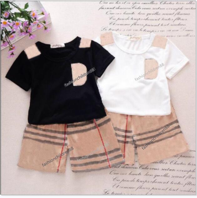 Kids Boys Girls Clothing Sets Summer Children Baby Short Sleeve T-shirts Tops + Shorts Pants Casual Outfits Kids Clothes, B#plaid
Kids Boys Girls Clothing Sets Summer Children Baby Short Sleeve T-shirts Tops + Shorts Pants Casual Outfits Kids Clothes, B#plaid