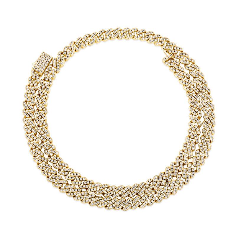 Chains Hip Hop Micro Pave CZ Stone Bling Iced Out 6mm Thin Cuban Miami Link Chain Choker Necklaces For Men Women Rapper Jewelry
Chains Hip Hop Micro Pave CZ Stone Bling Iced Out 6mm Thin Cuban Miami Link Chain Choker Necklaces For Men Women Rapper Jewelry