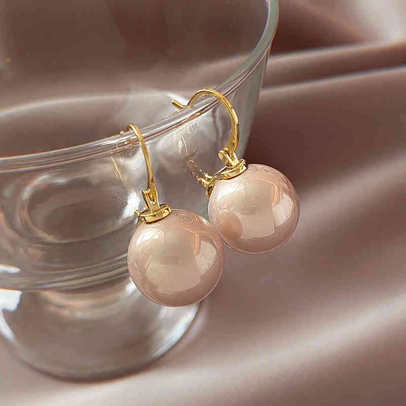 Charms Ear Stud Clip Rings High Sense Pearl 2021 Fashion Korean Temperament Net Red Design Minority