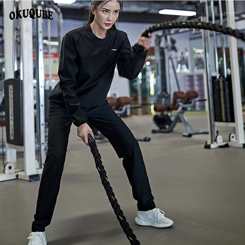 Running Sets Women Sauna Suit Heavy Duty Weight Lost Fitness Clothing High Quality Black Jogger Training Body Building Gym Sportswear, Black;blue
Running Sets Women Sauna Suit Heavy Duty Weight Lost Fitness Clothing High Quality Black Jogger Training Body Building Gym Sportswear, Black;blue