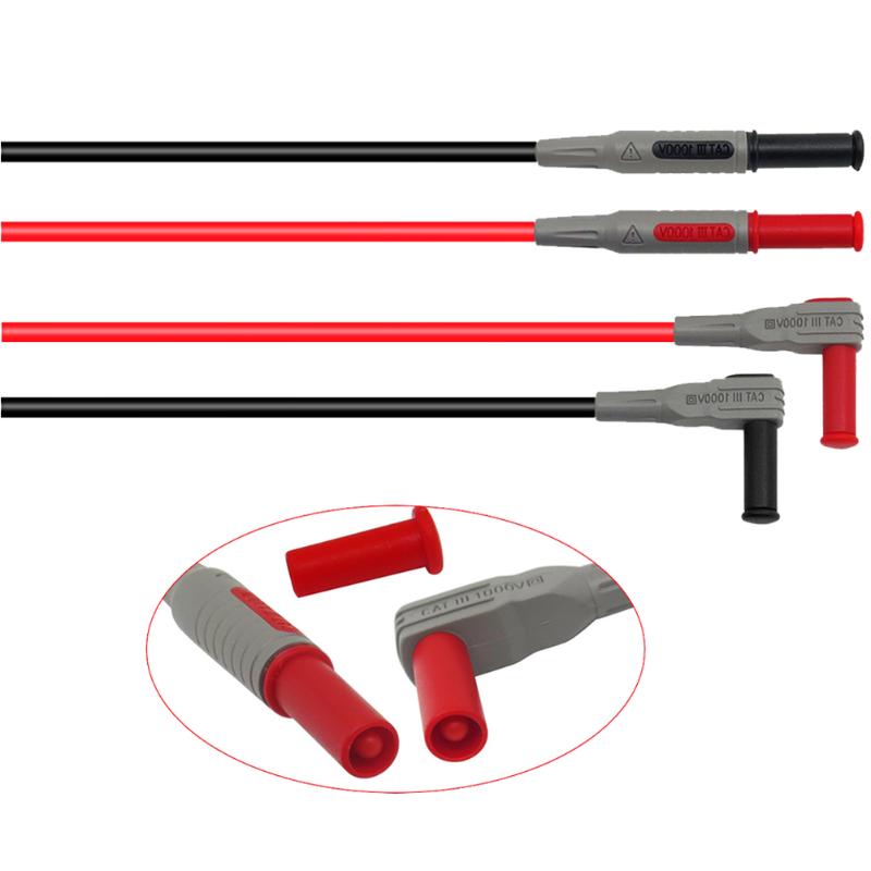 Multimeters Extension Test Leads Kit Multimeter Electronic Laboratory Testing Digital With Alligator Clips Probe Pins Accessory Diagnostic