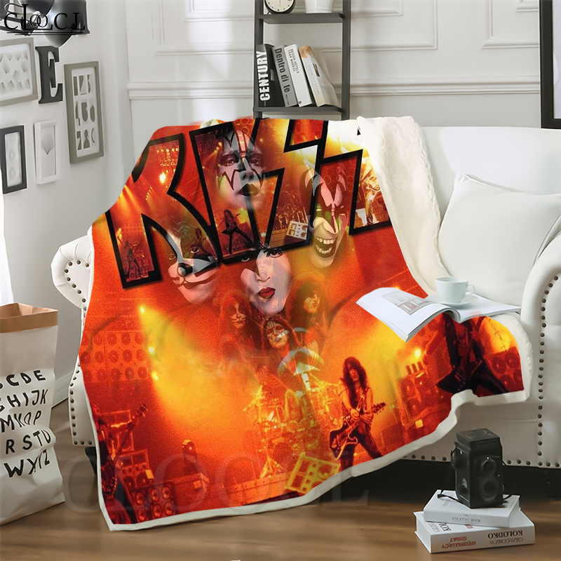 CLOOCL Hot Hair Metal Kiss Band 3D Print Hip-hop Style Conditioning Blanket Sofa Teens Bedding Throw Blankets Plush Quilt
CLOOCL Hot Hair Metal Kiss Band 3D Print Hip-hop Style Conditioning Blanket Sofa Teens Bedding Throw Blankets Plush Quilt