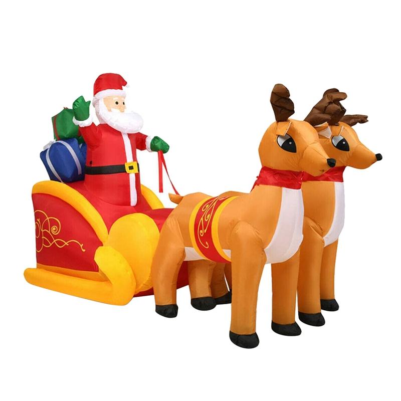 Christmas Decorations Inflatable Santa Claus And 2 Cute Reindeer For Lawn Yard Porch Xmas Party EU Plug
Christmas Decorations Inflatable Santa Claus And 2 Cute Reindeer For Lawn Yard Porch Xmas Party EU Plug