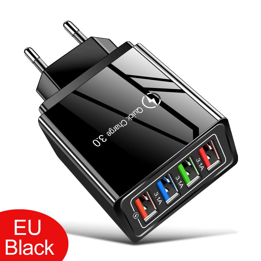 Quick Charge 30 For iPhone Charger Wall Fast Charging S10 S9 S8 Plug Xiaomi Mi Huawei Mobile Phone Chargers Adapter7132838