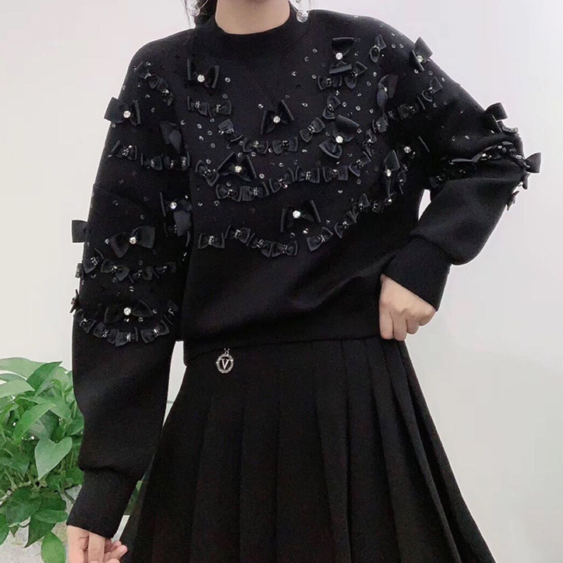 White Patchwork Bowknot Womens Sweatshirts O Neck Long Sleeve Oversized Pullovers Female 2021 Autumn Fashion New, Black
White Patchwork Bowknot Womens Sweatshirts O Neck Long Sleeve Oversized Pullovers Female 2021 Autumn Fashion New, Black