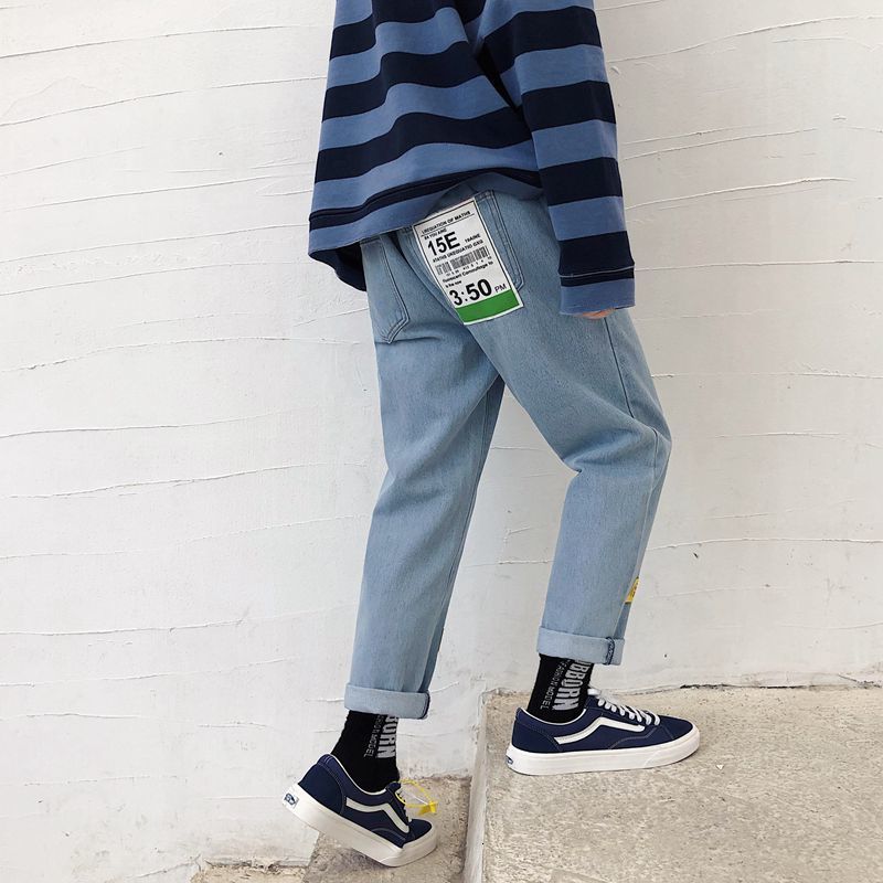 2021 New Autumn Men's Baggy Homme Cargo Pocket Casual Pants Mens Solid Color Leisure Wash Jeans Biker Denim Trousers Plus Size M-3xl Zi7y, Light blue
2021 New Autumn Men's Baggy Homme Cargo Pocket Casual Pants Mens Solid Color Leisure Wash Jeans Biker Denim Trousers Plus Size M-3xl Zi7y, Light blue