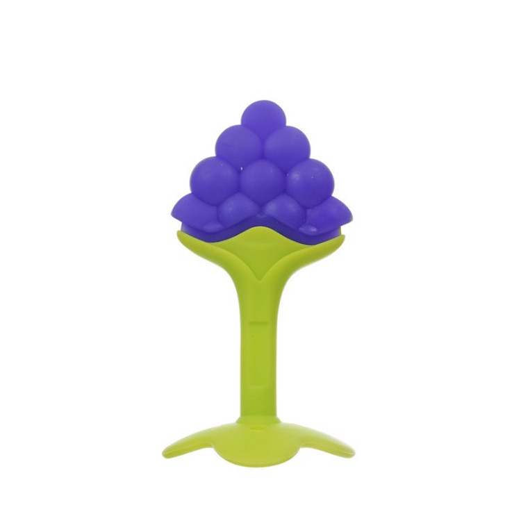 Wholesale 5-Pack Fruit Shape Teething Toys Baby Chews Newborn BPA-Free Silicone Food Grade Molar Teething Stick