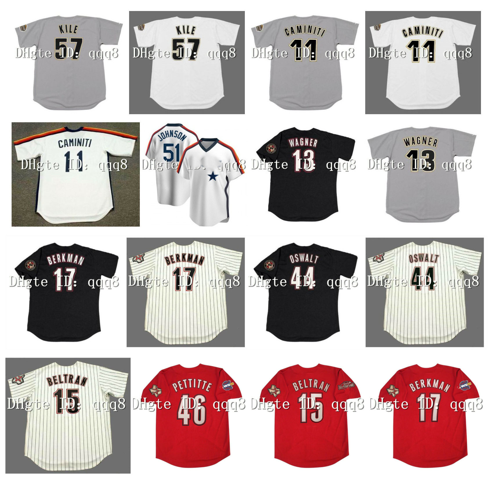 Vintage 2000 Houston Baseball Jersey 11 KEN CAMINITI 13 BILLY WAGNER 17 LANCE BERKMAN 44 ROY OSWALT 46 Andy Pettitte 51 RANDY JOHNSON 57 DARRYL KILE Vintage Jerseys, As pic
Vintage 2000 Houston Baseball Jersey 11 KEN CAMINITI 13 BILLY WAGNER 17 LANCE BERKMAN 44 ROY OSWALT 46 Andy Pettitte 51 RANDY JOHNSON 57 DARRYL KILE Vintage Jerseys, As pic