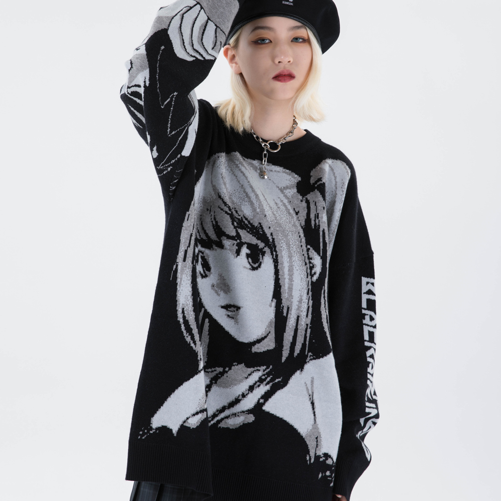 2021 New Japanese Cartoon Long Sleeve Black Woman Sweaters Harajuku Fashion Pullover Top Kawaii Winter Clothes Women Jerseys Mujer 9c8j
2021 New Japanese Cartoon Long Sleeve Black Woman Sweaters Harajuku Fashion Pullover Top Kawaii Winter Clothes Women Jerseys Mujer 9c8j