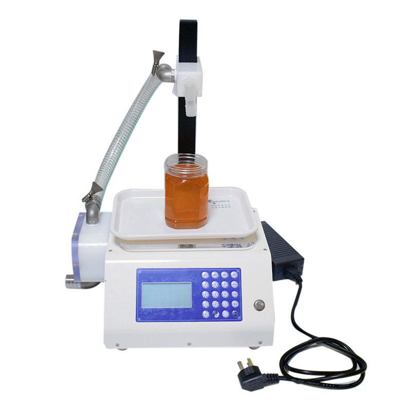 Smart Honey Filling Machine Food Grade Automatic and Manual Weighing Paste Honey Filling Machine Peristaltic Pump Viscous8301134
