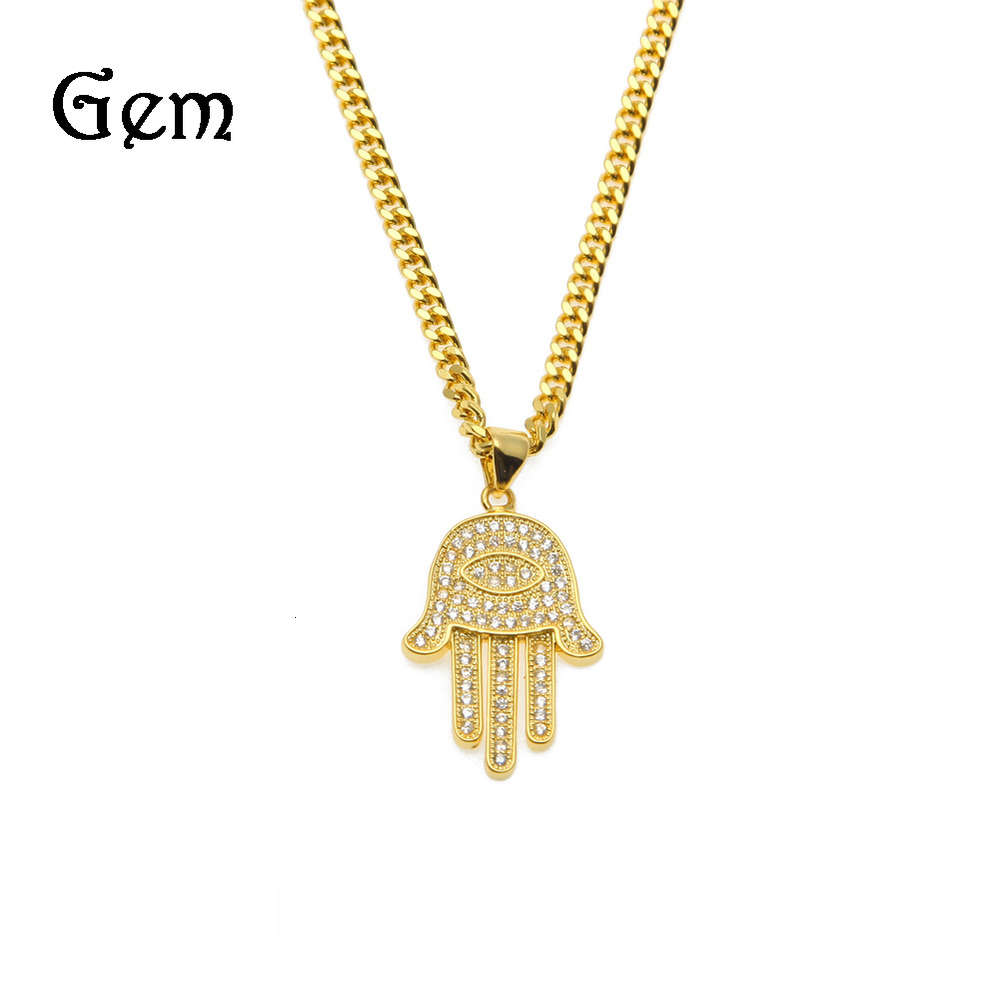 Jewelry small eyes Fatima hand Necklace Gold Plated Diamond Eyes palm shape pendant
Jewelry small eyes Fatima hand Necklace Gold Plated Diamond Eyes palm shape pendant